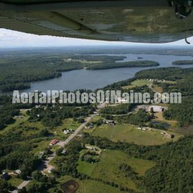 South China, Maine Aerial Photos